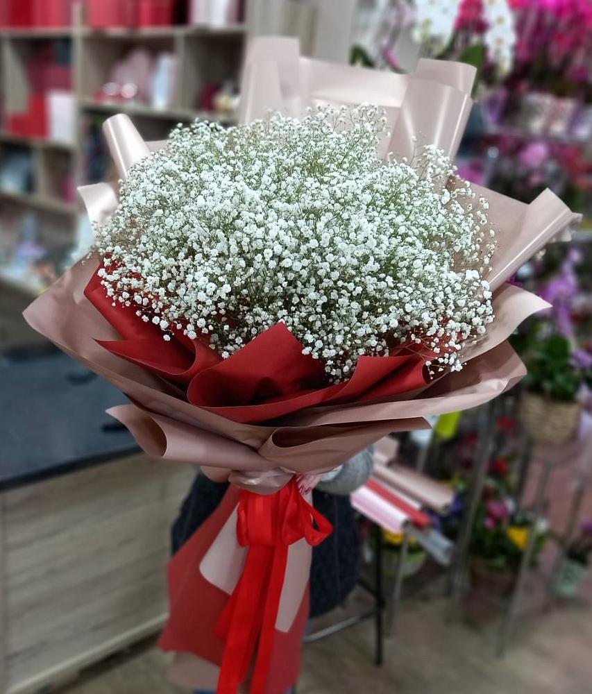 Букет Белые хлопья в Чусовом Букет цветов из: Гипсофила в Чусовом