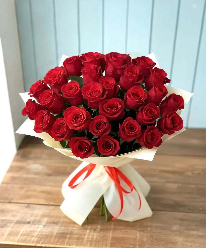 Букет 29 Красных роз в Чусовом