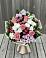 Букет цветов из: Альстромерии, Гвоздики, Розы и Хризантемы в Чусовом