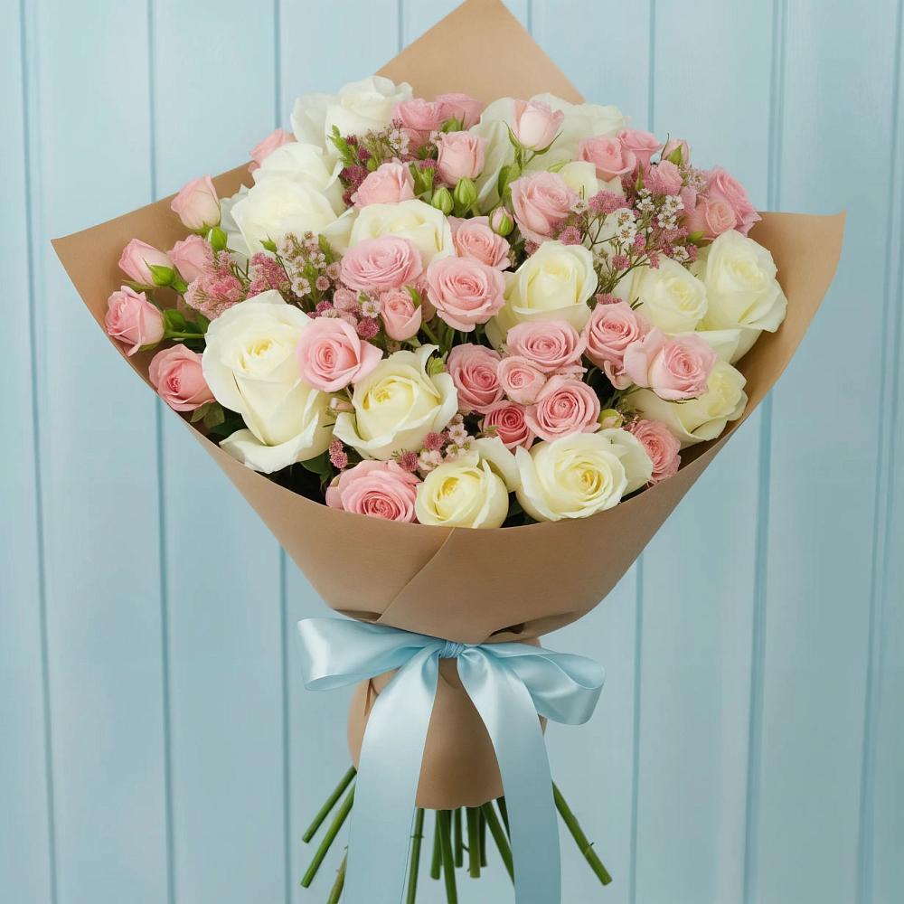 Букет цветов из: Розы в Чусовом