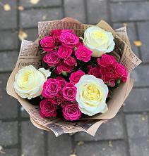 Букет цветов из:  Розы в Чусовом