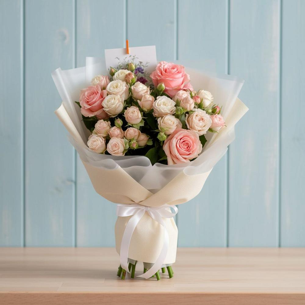 Букет цветов из: Розы в Чусовом