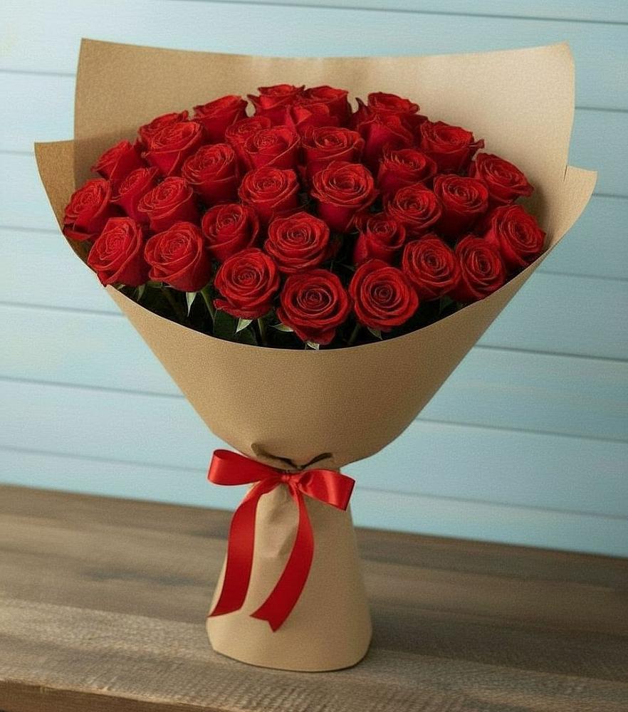 Букет Красные розы Милано в Чусовом