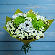 Букет цветов из:  Хризантемы #REPLACE_PRED# Чусовом