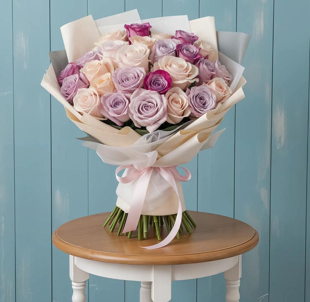 Букет цветов из: Розы в Чусовом