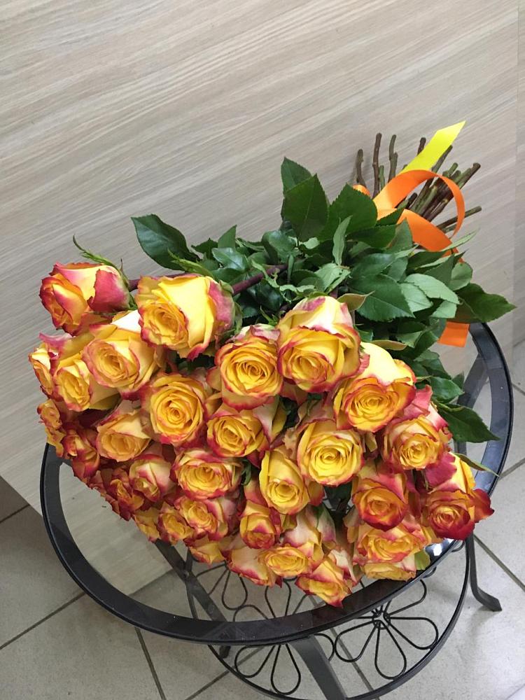 Букет Желтые розы в Чусовом