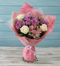 Букет цветов из:  Герберы в Чусовом