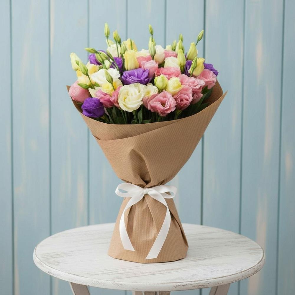 Букет цветов из: Лизиантусы в Чусовом